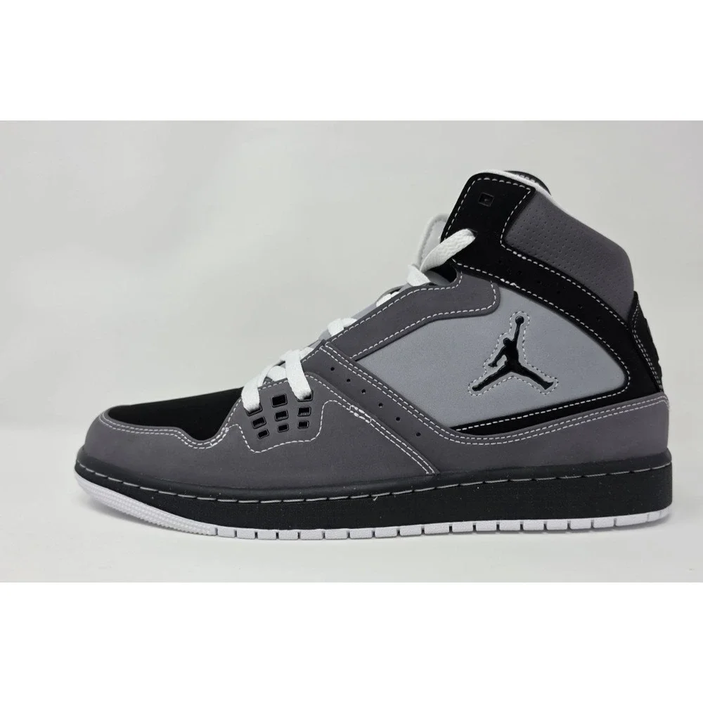 Jordan 1 Flight Lt Graphite/Black-Stealth Graphite Men's 12 Shoe--372704 002-NWB